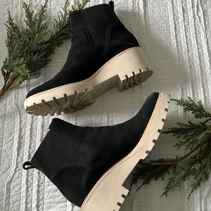 Dolce Vita platform suede boots